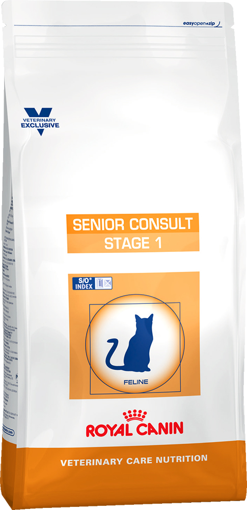 Image сухой корм Royal Canin Senior Consult Stage1 диета для кошек 1,5 кг