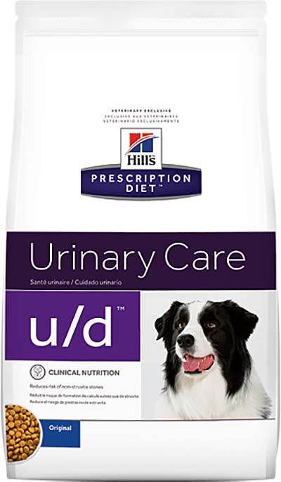 Image hill's Prescription Diet Сухой корм для собак при лечении МКБ (оксалаты, ураты) и почек Canine u/d Urinary Care (5 кг)