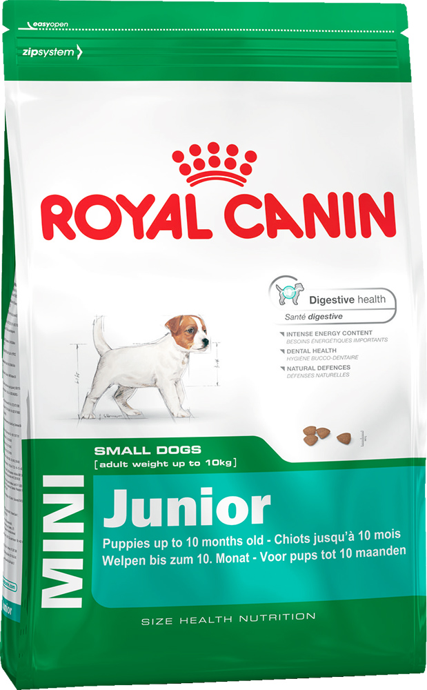 Image сухой корм для собак Royal Canin Mini Junior 0,5 кг + 300г корма в подарок