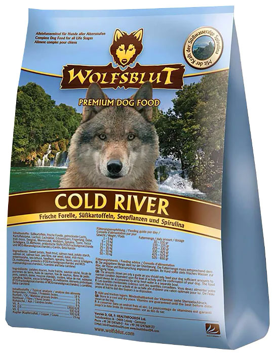 Image сухой корм для собак Wolfsblut Cold River 2 кг