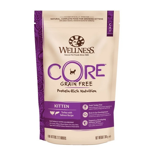 Image wellness Core Сухой беззерновой корм для котят с индейкой и лососем Kitten (1,75 кг)