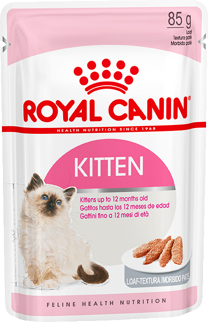 Image влажный корм для кошек Royal Canin Kitten Loaf Pate 12 шт 0,085 кг