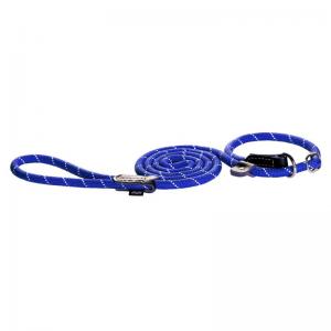 Image поводок-полуудавка Trixie Sporty Rope для собак S–M 1,70 м/ф8 мм синий