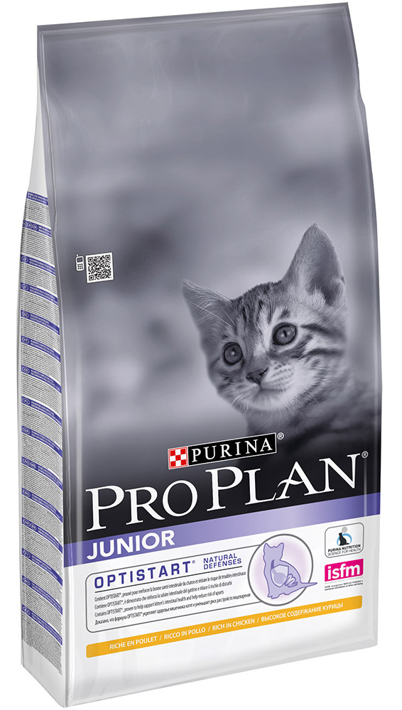 Image сухой корм для кошек Purina Pro Plan Junior Feline Chicken 1,5 кг