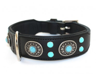 Image collar Brilliance Поводок с большими стразами, ширина 2,5 см, длина 122 см, красный