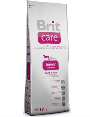 Image сухой корм для собак Brit Care Junior Large Breed Lamb&Rice 12 кг