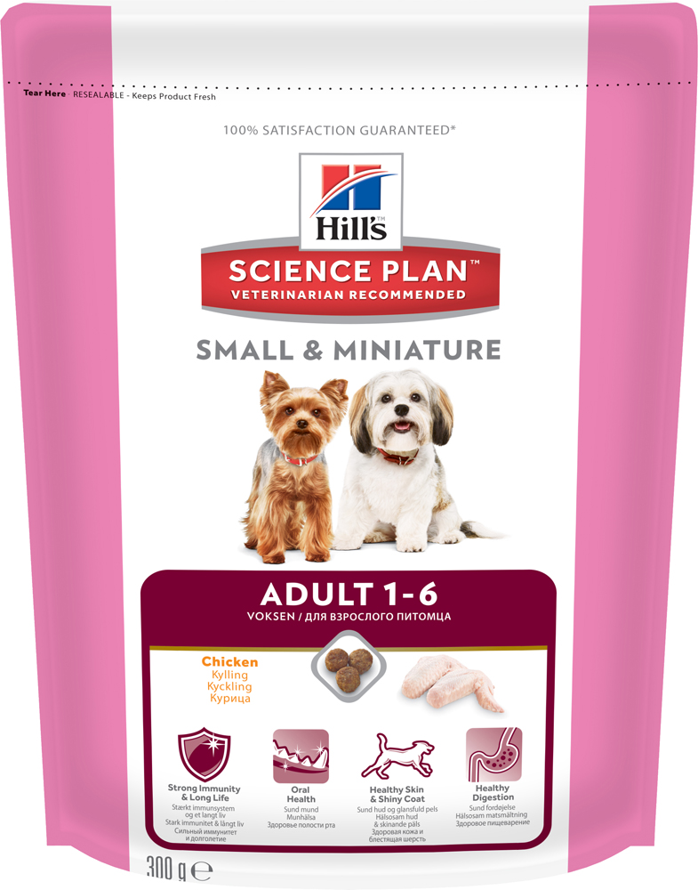 Image сухой корм для собак Hills Science Plan Adult Light Small & Miniature Chicken&Turkey 0,3 кг