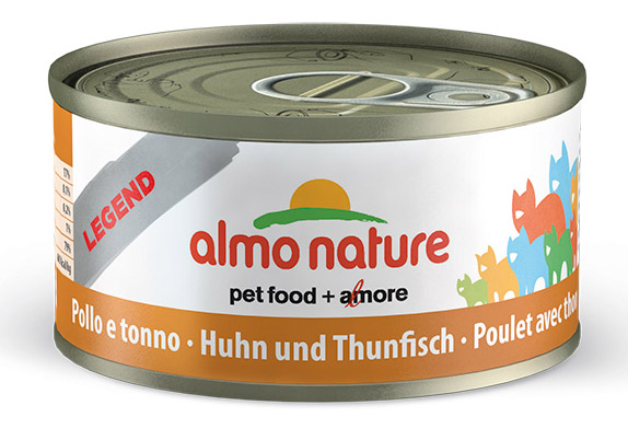 Image влажный корм для кошек Almo Nature Legend Adult Cat Chicken & Tuna 0,07 кг