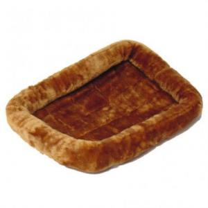 Image midWest лежанка Pet Bed меховая 107х66 см коричневая