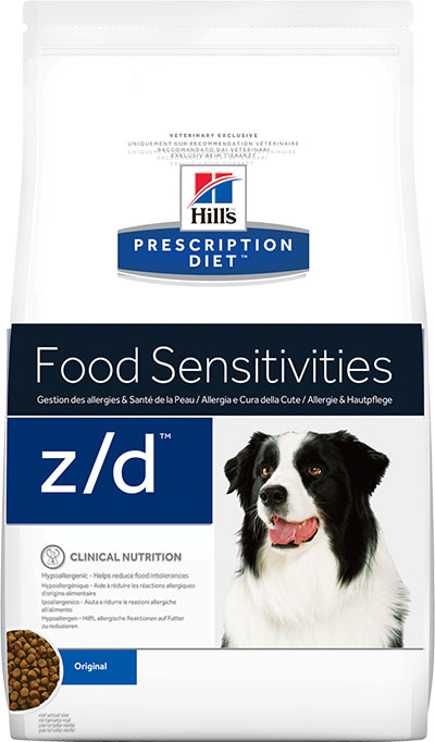 Image hill's Prescription Diet Сухой корм для собак при острой пищевой аллергии Canine z/d Food Sensitivities (3 кг)