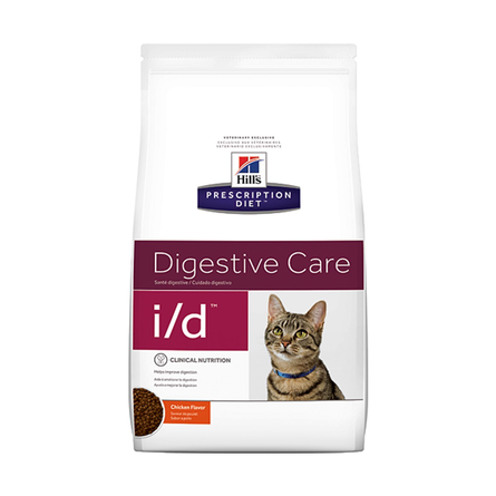 Image hill's Prescription Diet Digestive Care i/d Сухой лечебный корм для кошек при заболеваниях ЖКТ (с курицей), 1,5 кг