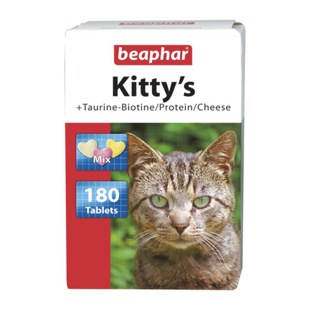 Image beaphar Kitty's Mix Кормовая добавка для кошек, 180 таблеток