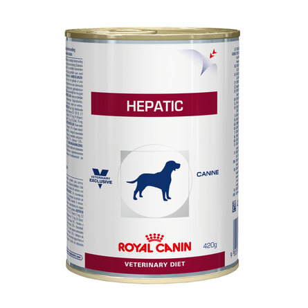 Image royal Canin Hepatic Консервированный лечебный корм для собак при заболеваниях печени, 420 гр