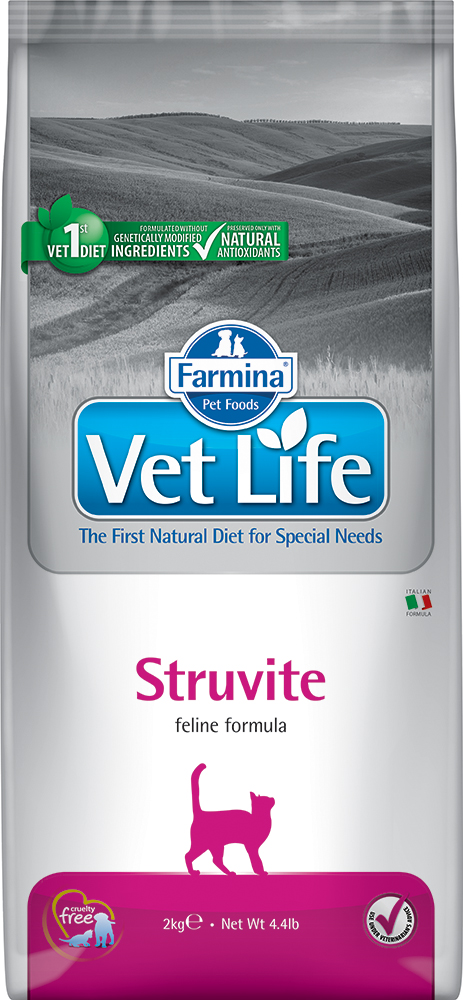 Image сухой корм Farmina VET LIFE Feline Struvite диета для кошек 2 кг