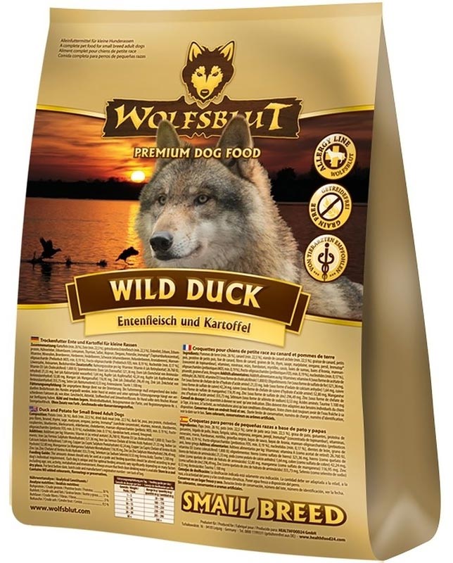 Image сухой корм для собак Wolfsblut Wild Duck Small Breed 15 кг