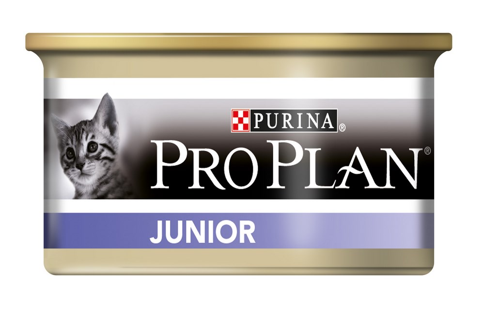 Image влажный корм для кошек Purina Pro Plan Junior Kitten Feline with Chicken canned 0,085 кг