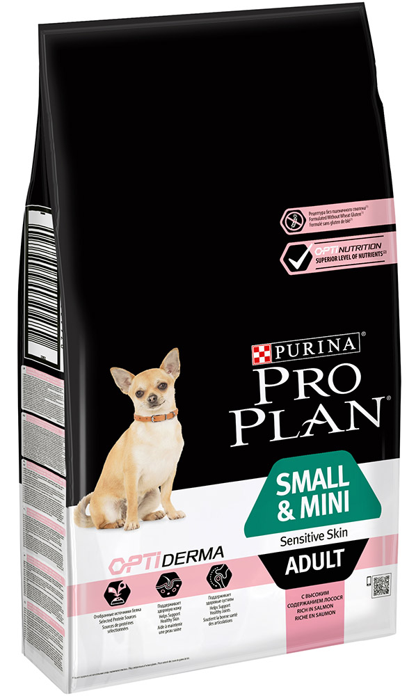 Image сухой корм для собак Purina Pro Plan Adult Small&Mini Sensitive Skin 0,7 кг