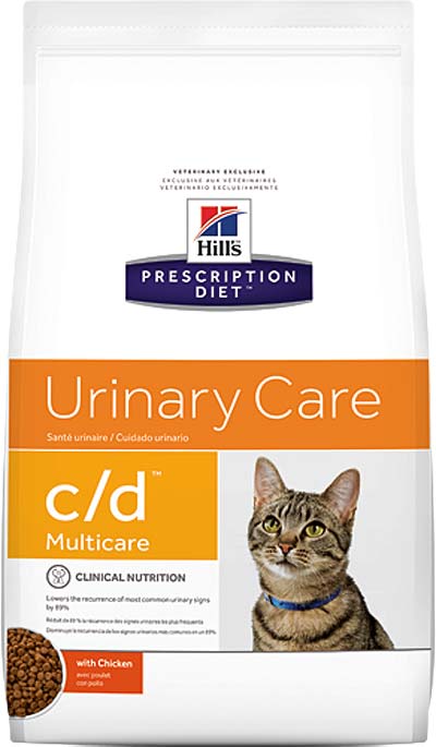 Image hill's Prescription Diet Сухой корм для кошек при профилактике МКБ с курицей Feline c/d Multicare Urinary Care (10 кг)