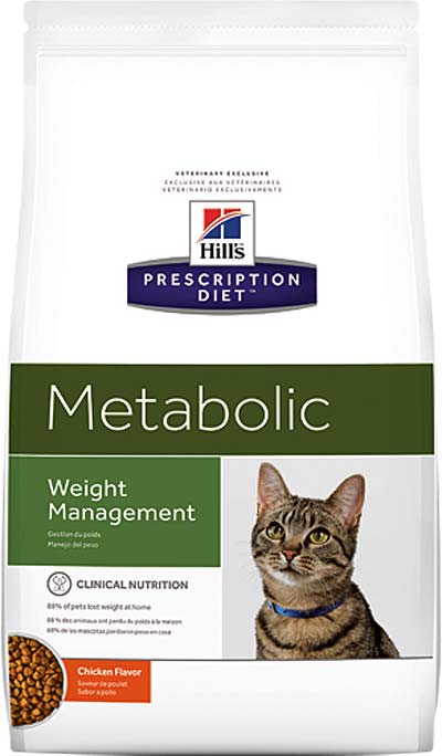 Image hill's Prescription Diet Сухой корм для кошек при ожирении Feline Metabolic Weight Management (1,5 кг)