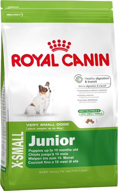 Image сухой корм для собак Royal Canin X-Small Junior 0,5 кг