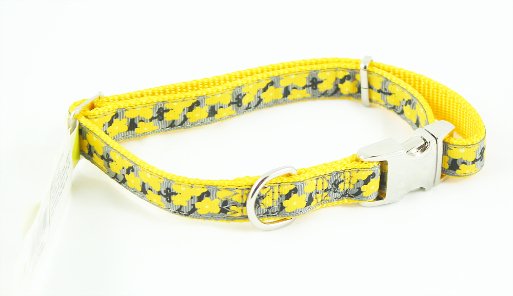 Image collar Ошейник из хлопчатобумажной тесьмы, ширина 2,5 см, длина 51-63 см, красный