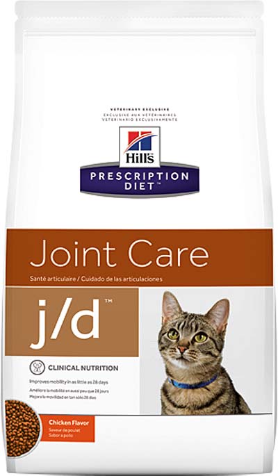 Image hill's Prescription Diet Сухой корм для кошек для лечения суставов с курицей Feline j/d Joint Care (2 кг)