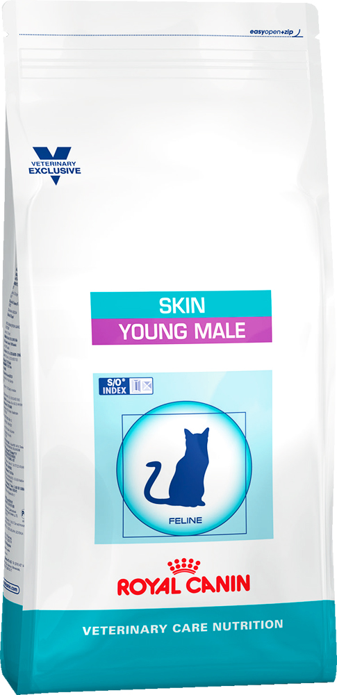 Image сухой корм Royal Canin Neutered Skin Young Male диета для кошек 0,4 кг