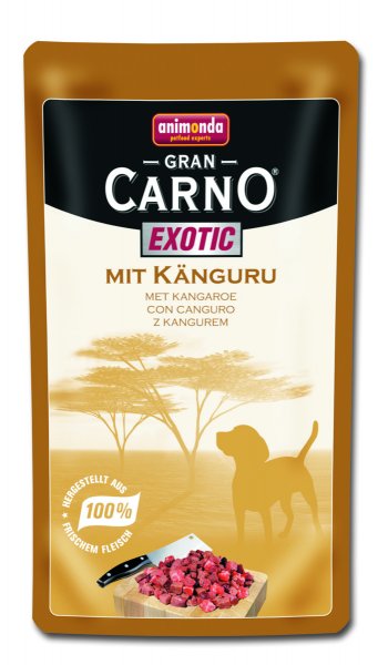 Image влажный корм для собак Animonda Gran Carno Exotic with Kangaroo 0,125 кг