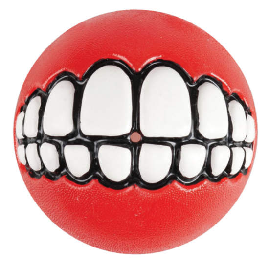 Image starmark Игрушка для собак ''Мяч из вспененной резины на веревке'', средняя