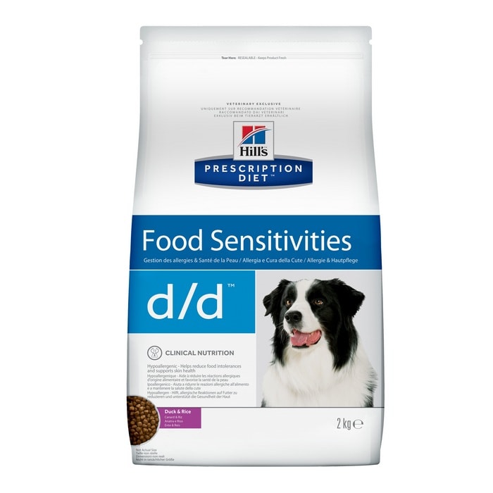 Image hill's Prescription Diet Сухой корм для собак при лечении пищевой аллергии с уткой и рисом Canine d/d Food Sensitivities Duck&Rice (5 кг)