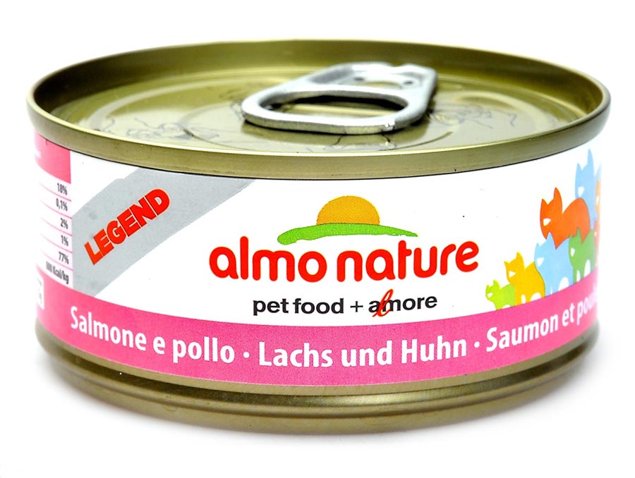 Image влажный корм для кошек Almo Nature Legend Adult Cat with Salmon and Chicken 0,07 кг