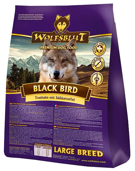 Image сухой корм для собак Wolfsblut Black Bird Large Breed 2 кг