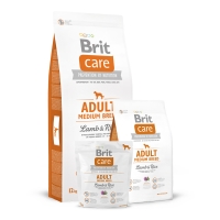 Image brit Care Adult Medium Breed Lamb & Rice гипоаллергенный сухой корм для собак средних пород (с ягненком и рисом) 1 кг. арт. 116.072