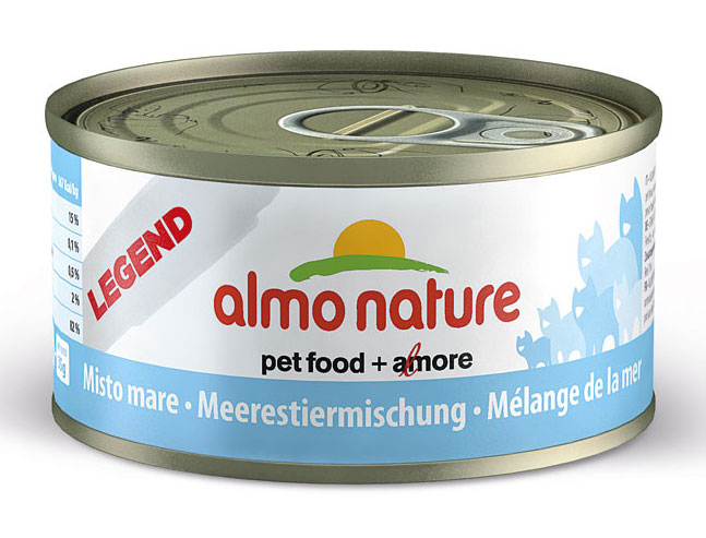 Image влажный корм для кошек Almo Nature Legend Adult Cat Mixed Seafood 0,07 кг