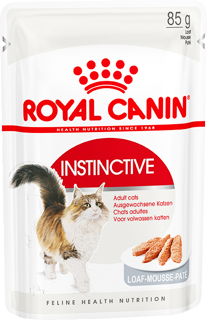 Image влажный корм для кошек Royal Canin Instinctive Adult Loaf Beef Pate Pouche 12 шт 0,085 кг