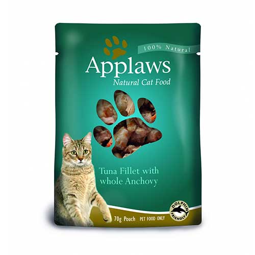 Image applaws Паучи для кошек с тунцом и анчоусами Cat Tuna&Anchovy Pouch (70 г)