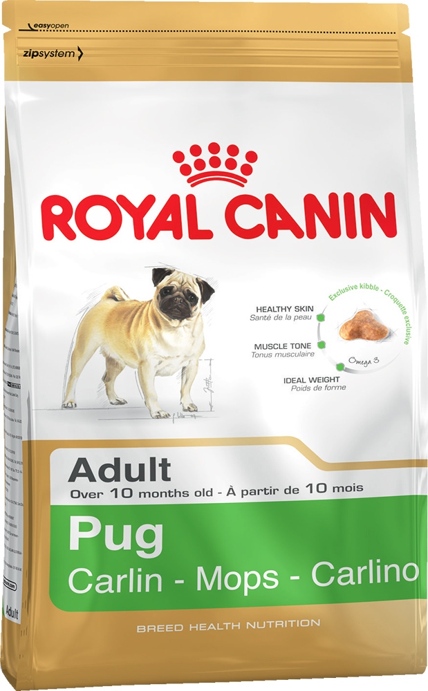 Image сухой корм для собак Royal Canin Pug Adult 1,5 кг