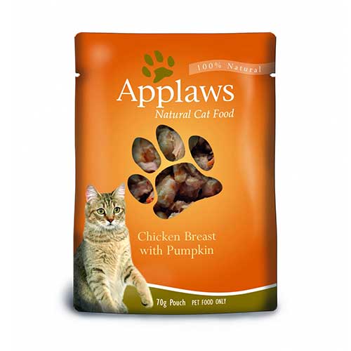 Image applaws Паучи для кошек с курицей и тыквой Cat Chicken&Pumpkin Pouch (70 г)