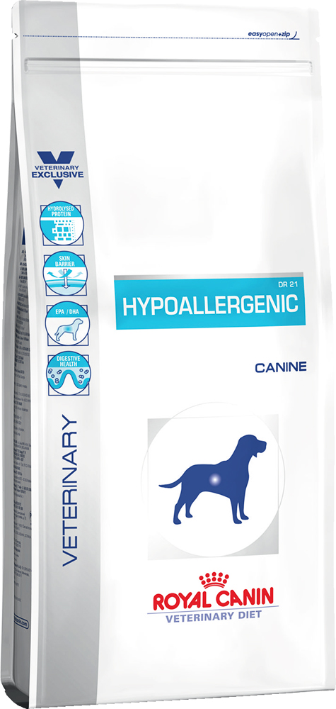 Image сухой корм Royal Canin Hypoallergenic DR21 диета для собак 7 кг