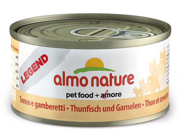 Image влажный корм для кошек Almo Nature Legend Adult Cat Tuna & Shrimps 0,07 кг