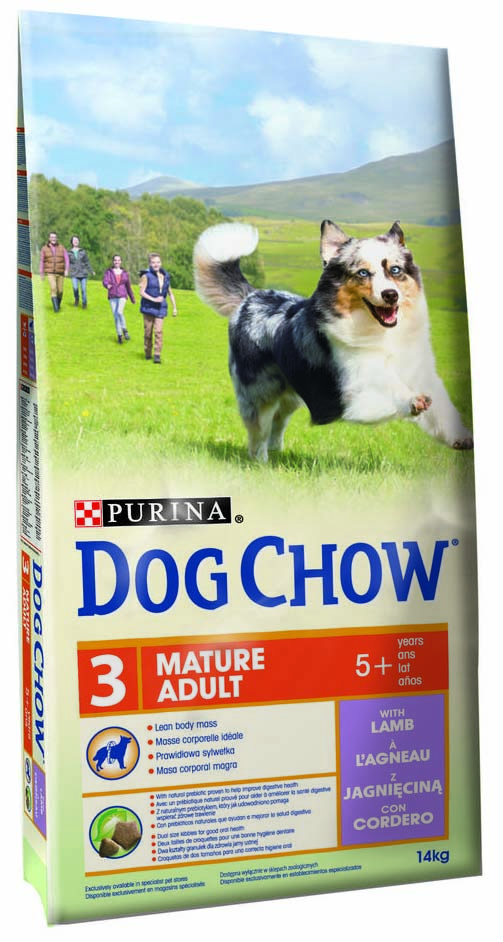 Image сухой корм для собак Dog Chow Adult 5+ Lamb 14 кг