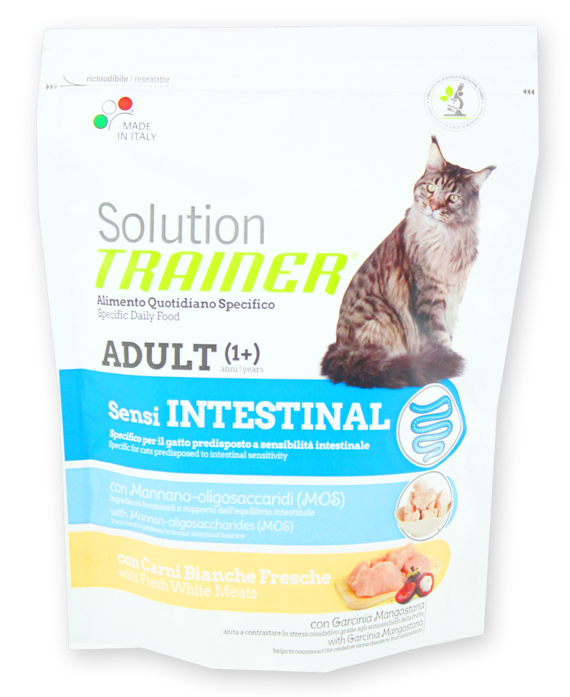 Image сухой корм для кошек Trainer Solution Feline Sensi Intestinal 1+ 0,3 кг