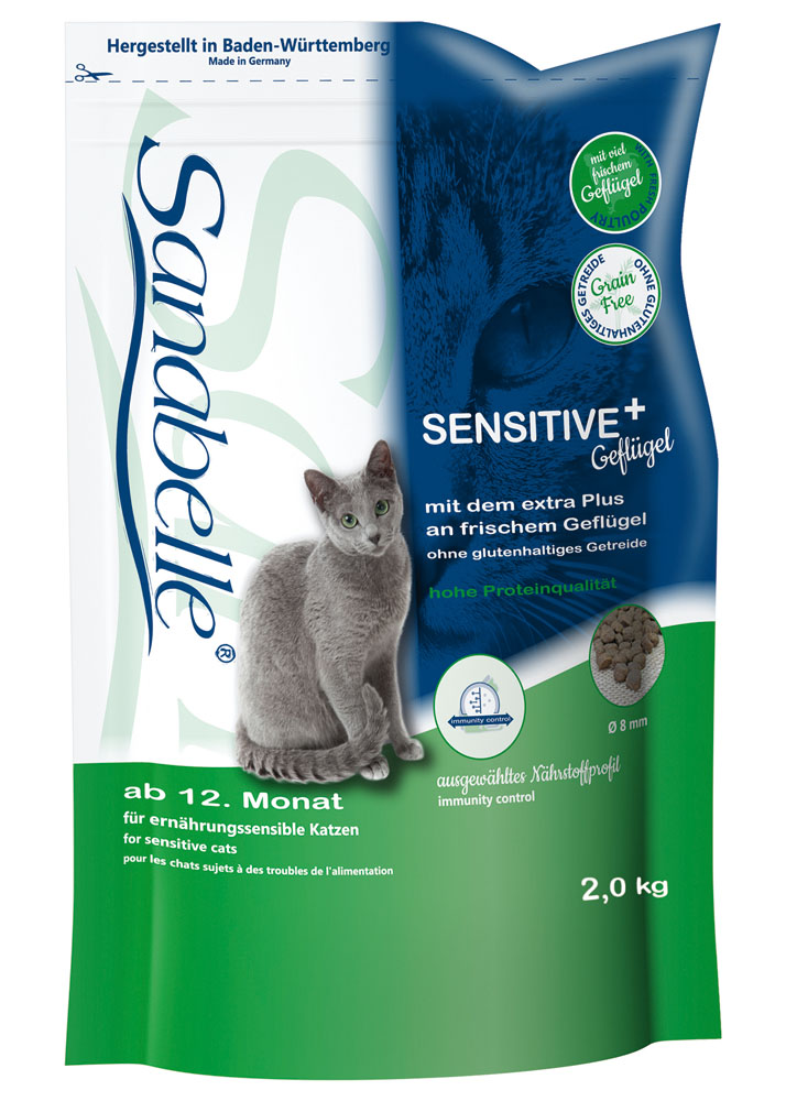 Image сухой корм для кошек Sanabelle Sensitive with Poultry 2 кг