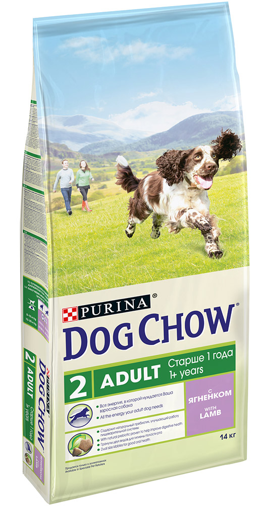 Image сухой корм для собак Dog Chow Adult Lamb 2,5 кг