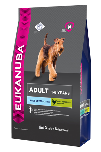 Image сухой корм для собак Eukanuba Adult Large Breed 3 кг