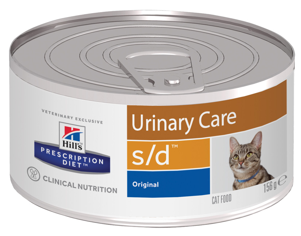 Image влажный корм Hills Prescription Diet c/d Feline with Salmon Pouch диета для кошек 0,085 кг