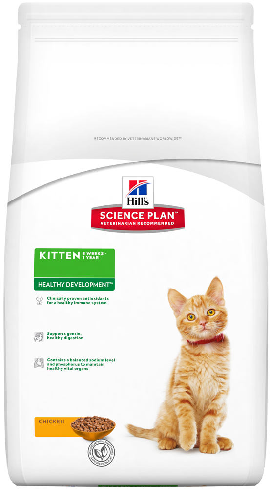 Image сухой корм для кошек Hills Science Plan Healthy Development Kitten Chicken 2 кг