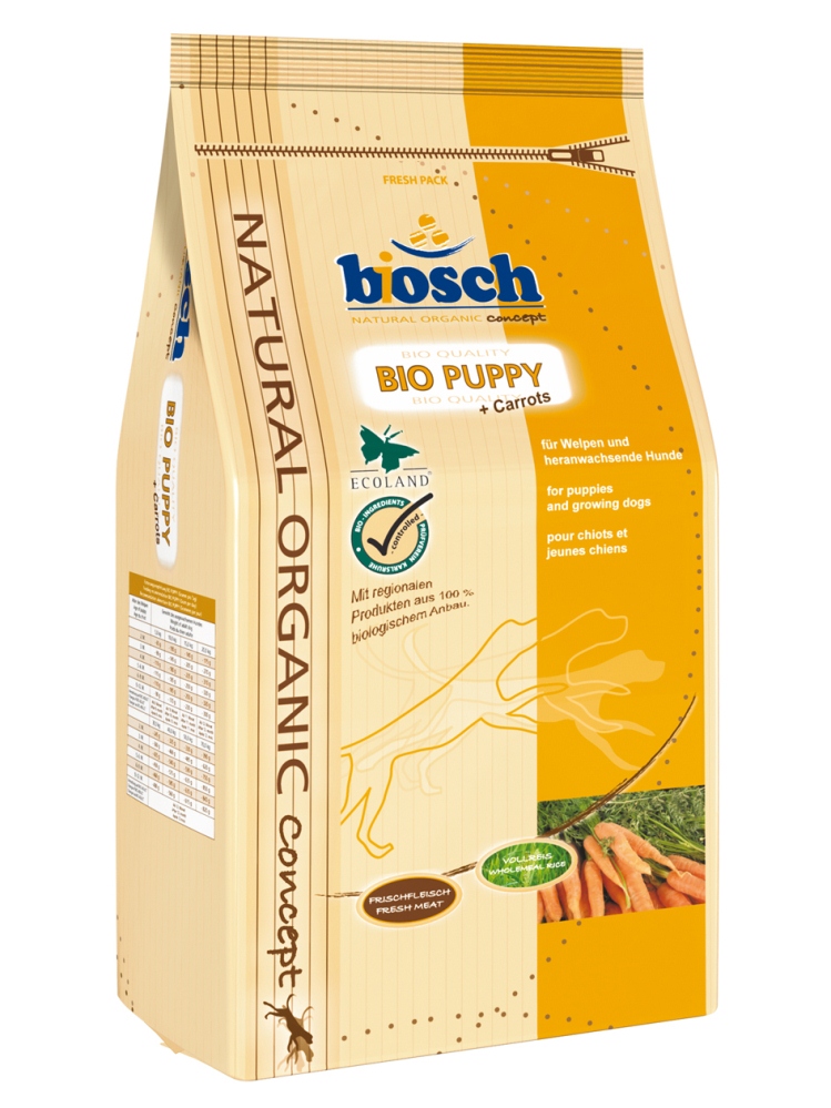 Image сухой корм для щенков Bosch Bio Puppy + Carrots 11,5 кг