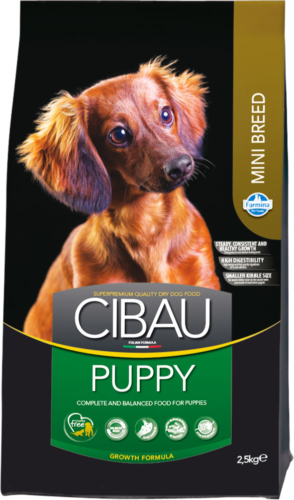 Image сухой корм для собак Farmina Cibau Puppy Mini 2,5 кг