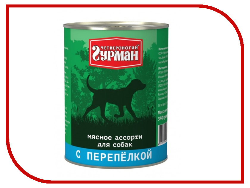 Image корм Вилли Хвост Дичь 1.23kg 2800